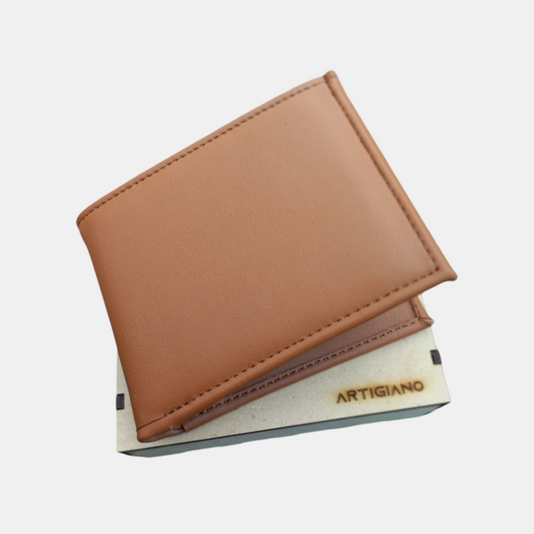 CACTUS LEATHER - Cognac Wallet