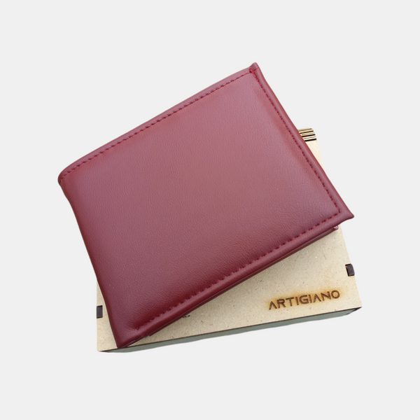 CACTUS LEATHER - Red Wallet